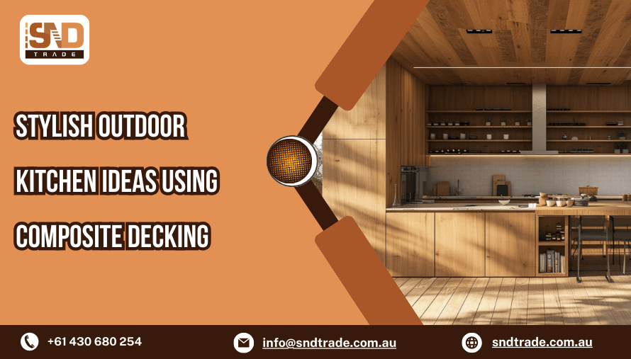 Stylish Outdoor Kitchen Ideas Using Composite Decking